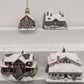 Hawthorne Village Assorted Ceramic Decorative Christmas & Winter Buildings [4] EX