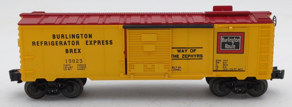 Lionel 6-19823 O Gauge Burlington Operating Ice Car EX/Box