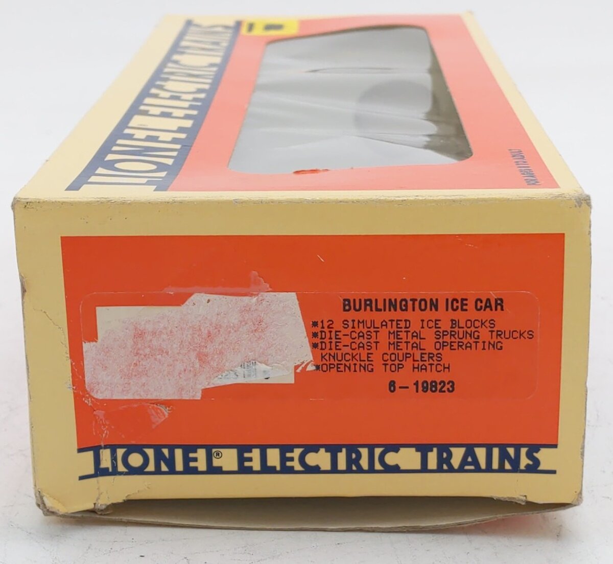 Lionel 6-19823 O Gauge Burlington Operating Ice Car EX/Box
