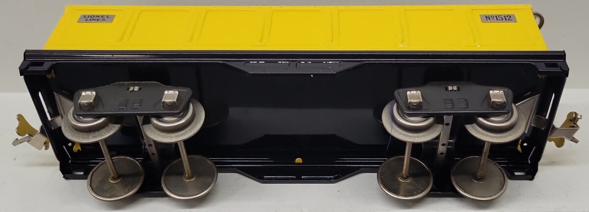 Lionel 6-13300 Standard Gauge 512 Yellow Gondola EX/Box