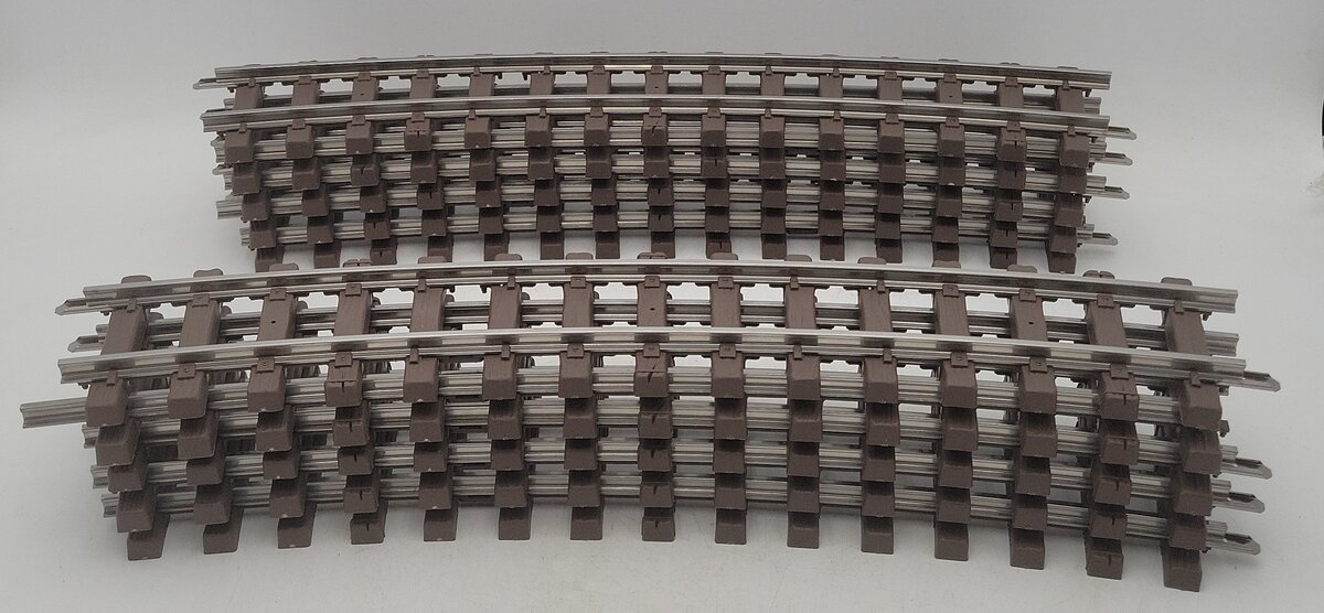A2 Line By Revalda G Scale Curved Track Sections (10) EX