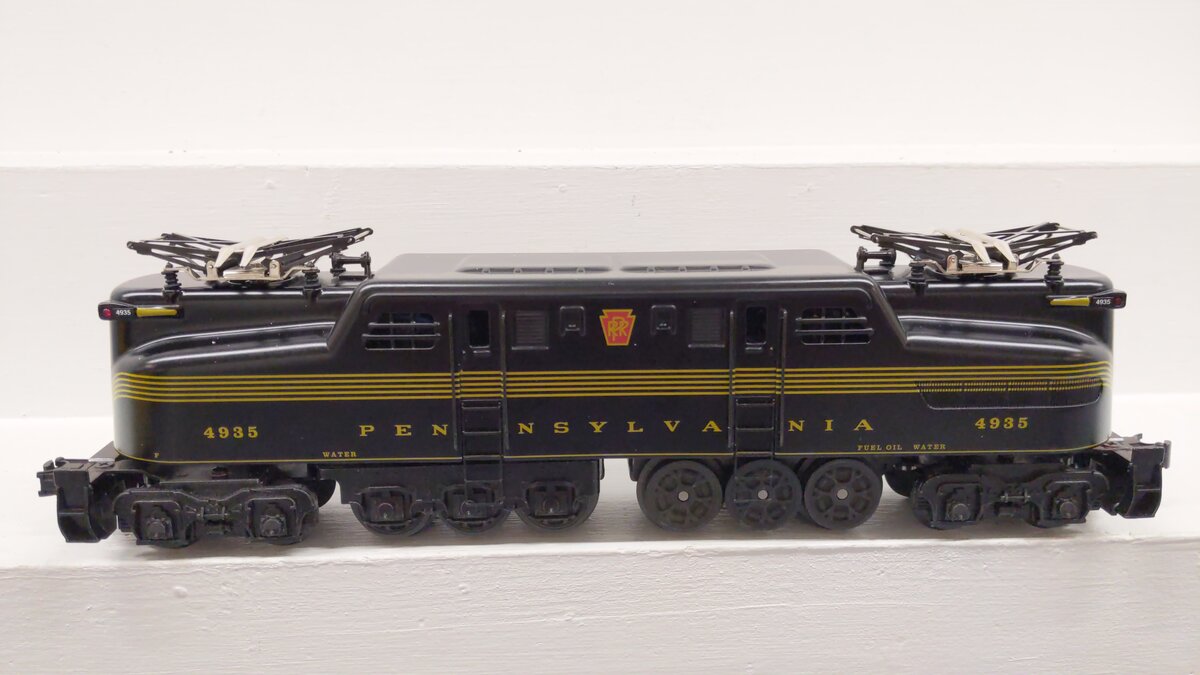 K-Line K2780-4935 O PRR Black Jack Diecast GG-1 Electric Locomotive #4935 VG/Box