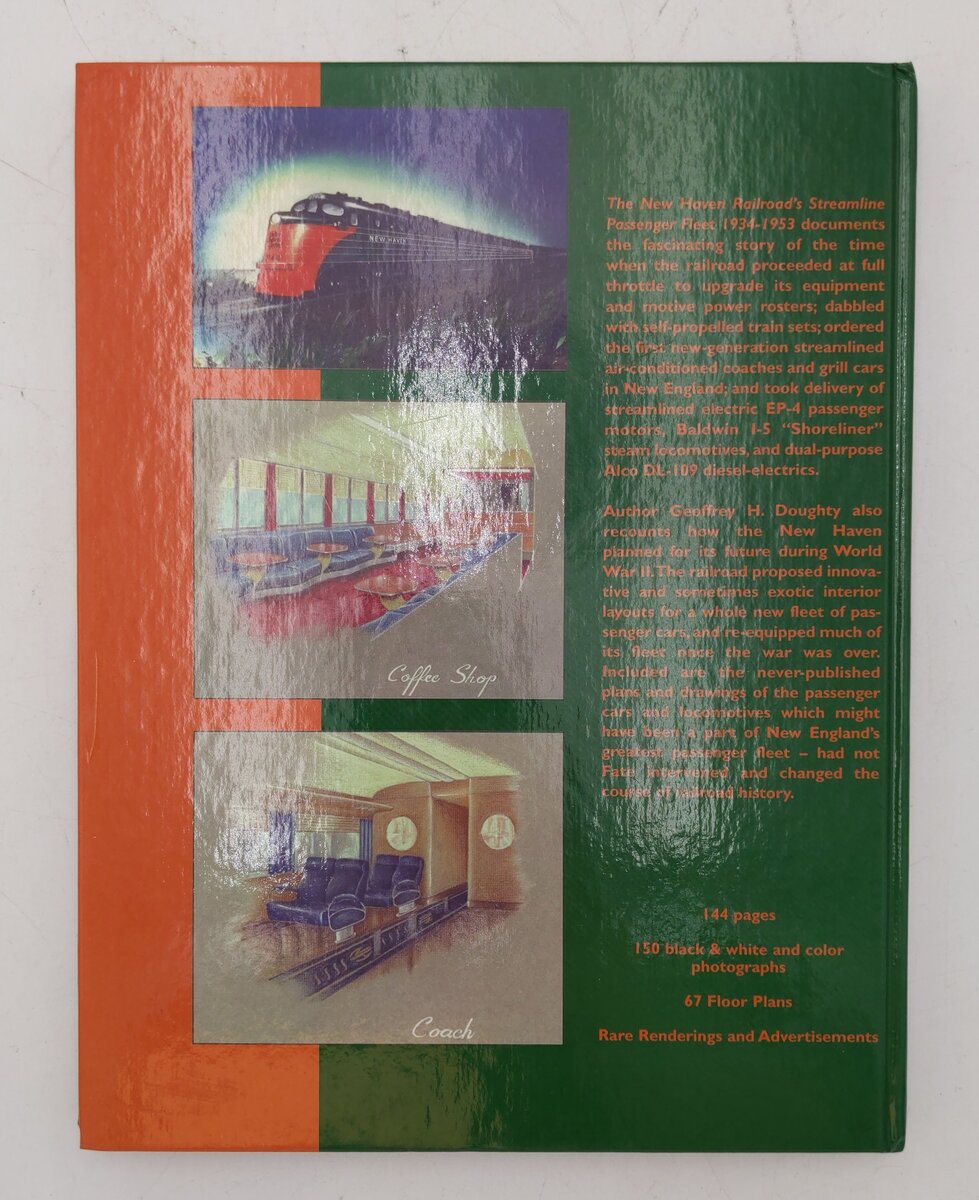 New Haven Railroad's Streamline Passenger Fleet 1934-53 Hardcover Book EX