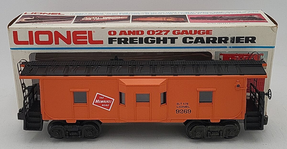 Lionel 6-9269 O Milwaukee Road Bay Window Caboose EX/Box