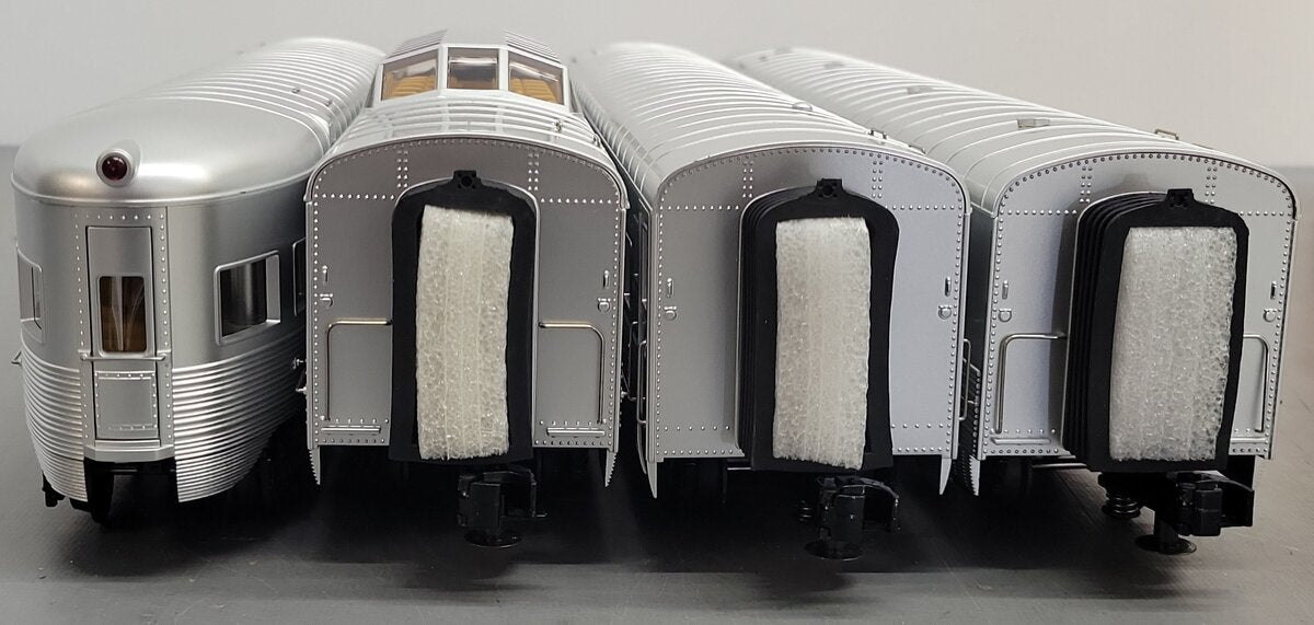 MTH 30-67410 O Southern 60' Streamlined ABS Passenger Car Set (Set of 4) LN/Box