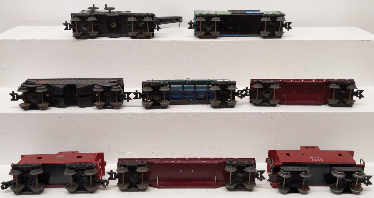 Marx Vintage O Freight Cars 17858, 5590, 5545, 4546, 77003, 51100, 21913 [8]