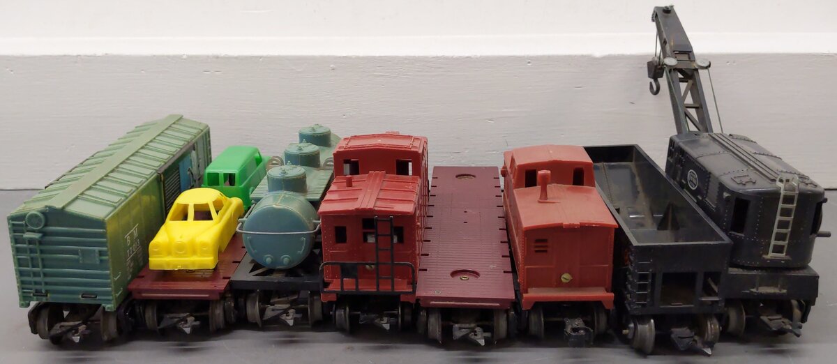 Marx Vintage O Freight Cars 17858, 5590, 5545, 4546, 77003, 51100, 21913 [8]