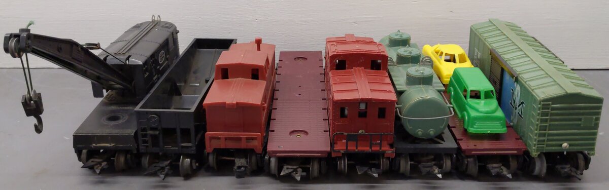 Marx Vintage O Freight Cars 17858, 5590, 5545, 4546, 77003, 51100, 21913 [8]