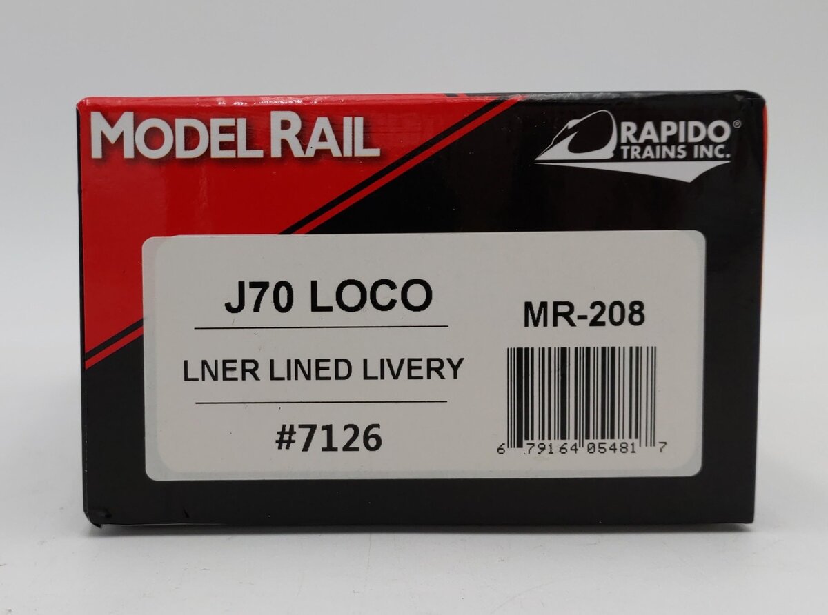 Stoaking Steam Engine Rapido Trains Mr-208 LNER Class J70 Steam Tram locomotive EX/Box – Trainz