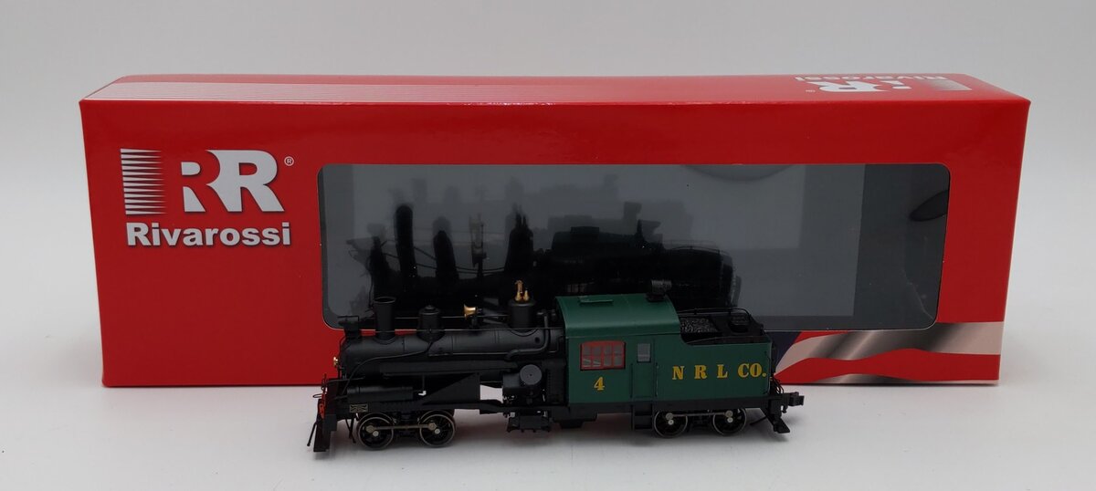 Rivarossi HR2883 Ho Scale Northern Red 2-Truck Heisler Steam Locomotive EX/Box