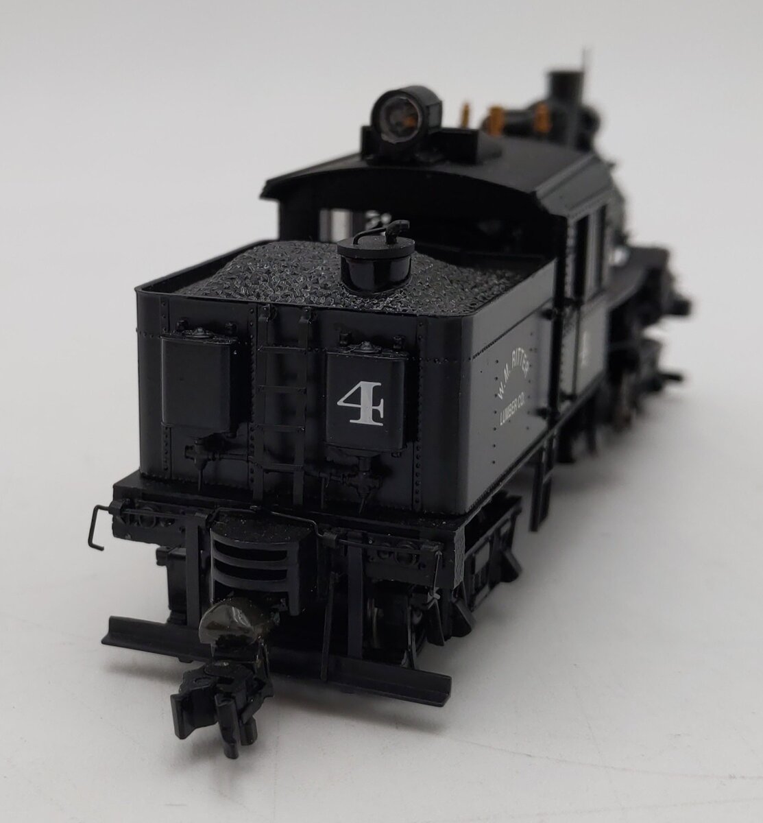 Bachmann 80602 HO WM Ritter 50-Ton Two-Truck Climax Logging locomotive #4 VG/Box