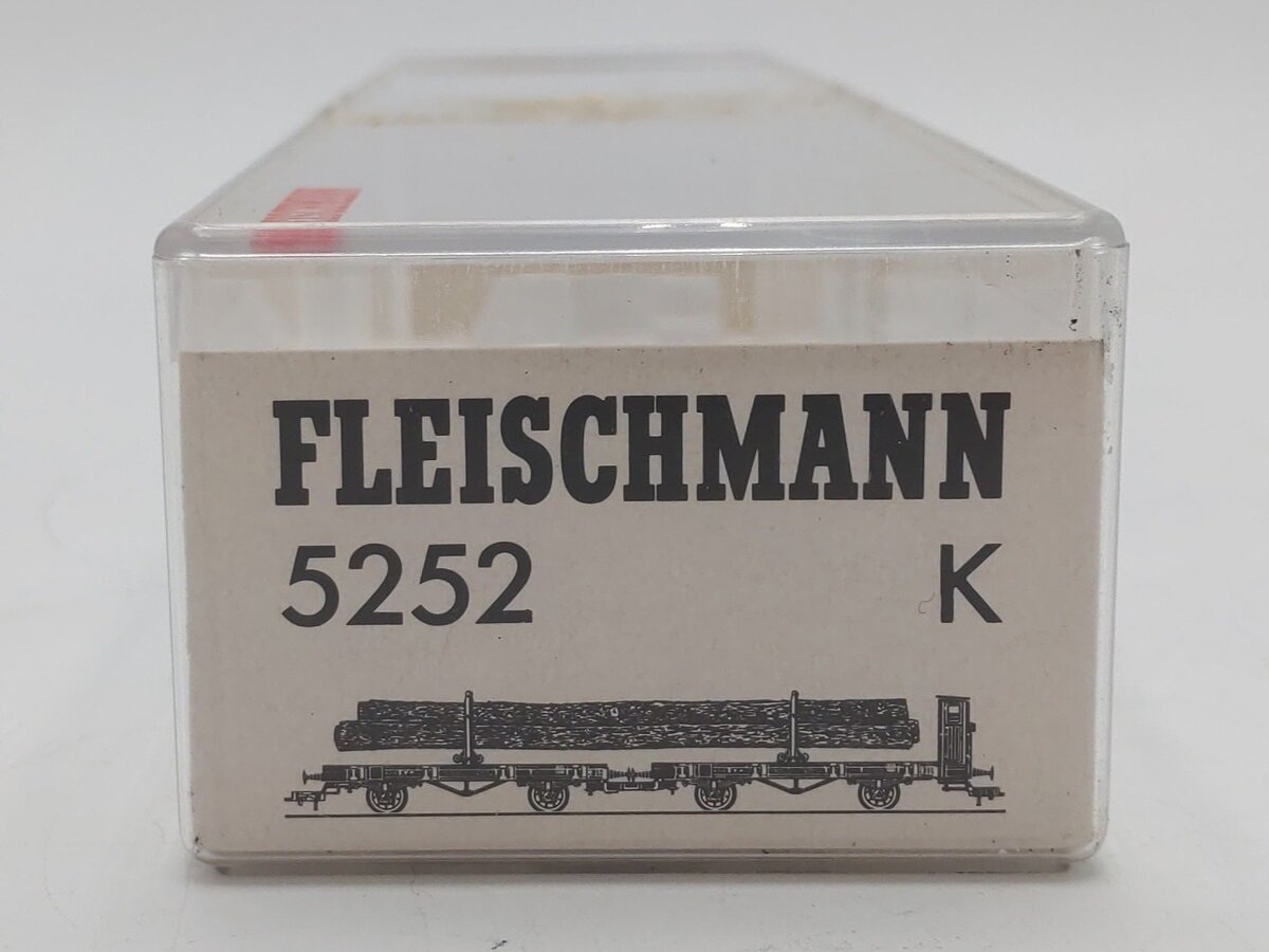Fleischmann 5252 HO Flatcar with Log Load EX/Box