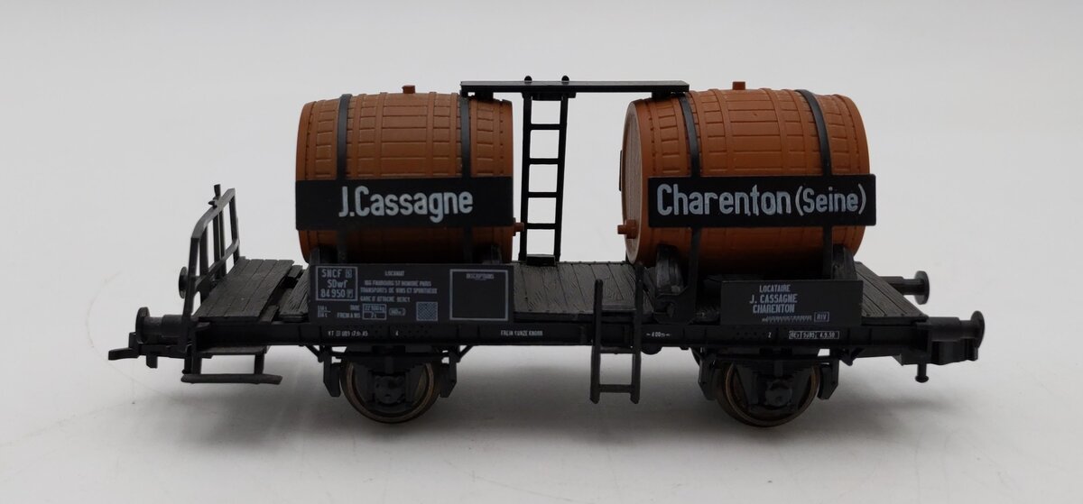Sachsen Modelle 16020 Ho Scale SNCF SDwf European Wine Transport Wagon #84950 EX/Box