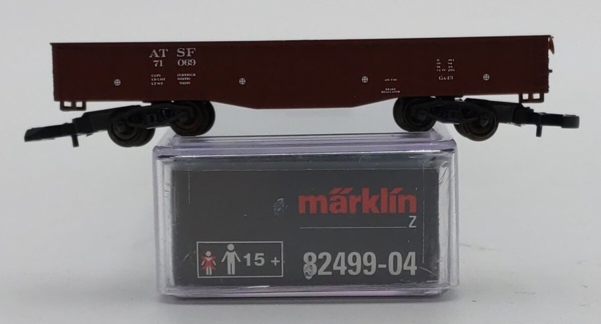 Marklin 82499-04 Z Scale ATSF Gondola #71069 LN/Box