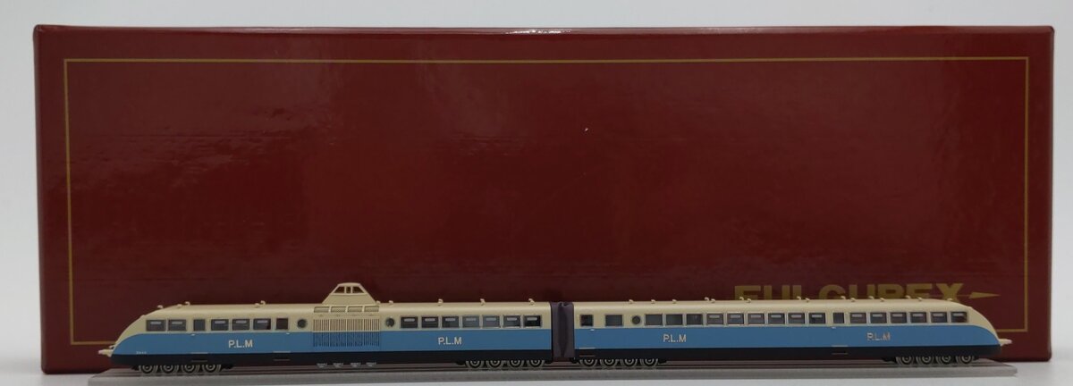Fulgurex 1160/3 N Scale PLM Bugatti WR "Presidential" Gasoline Railcar ZZA K-3 LN/Box