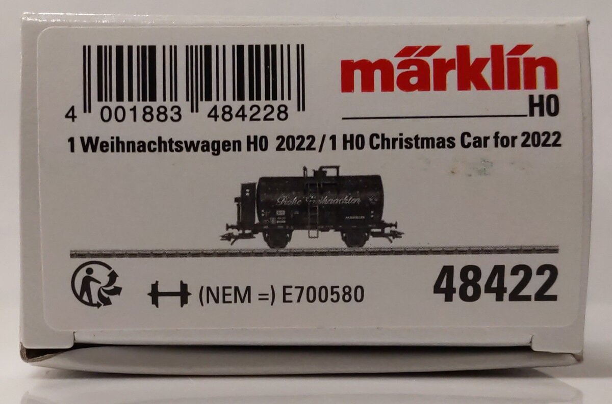 Marklin 48422 HO Marklin Christmas Car 2022 EX/Box