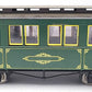 LGB 3060 G Scale Green 8-Wheel Passenger Car (Metal Wheels/Lighted) VG