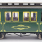 LGB 3060 G Scale Green 8-Wheel Passenger Car (Metal Wheels/Lighted) VG