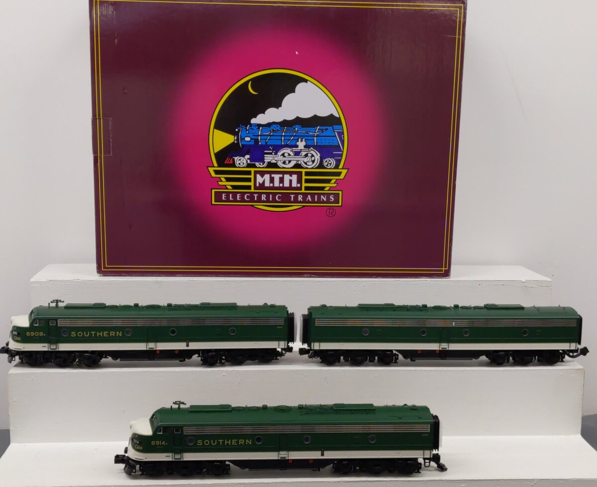 MTH 20-20051-1 Southern E-8 ABA Diesel Engine Set w/PS 2.0 #6909R /6914R EX/Box