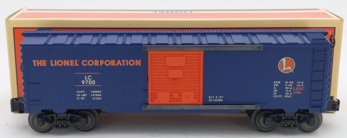 Lionel 6-29200 O Gauge Lionel Railroad Club Boxcar #9700 EX/Box