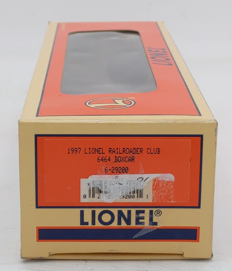 Lionel 6-29200 O Gauge Lionel Railroad Club Boxcar #9700 EX/Box