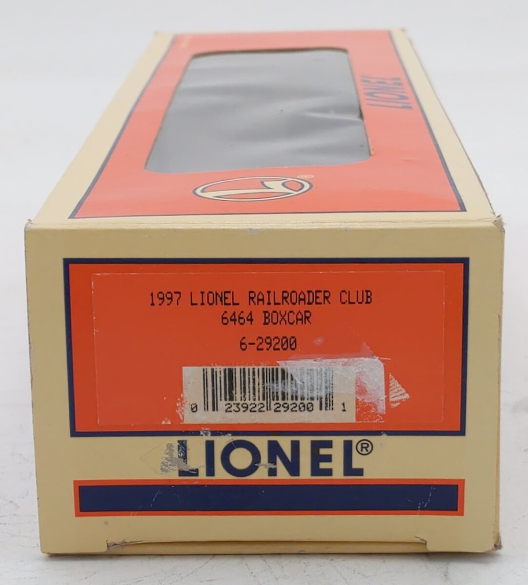 Lionel 6-29200 O Gauge Lionel Railroad Club Boxcar #9700 EX/Box