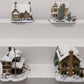 Hawthorne Village Assorted Ceramic Decorative Christmas & Winter Buildings [4] EX