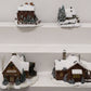 Hawthorne Village Assorted Ceramic Decorative Christmas & Winter Buildings [4] EX