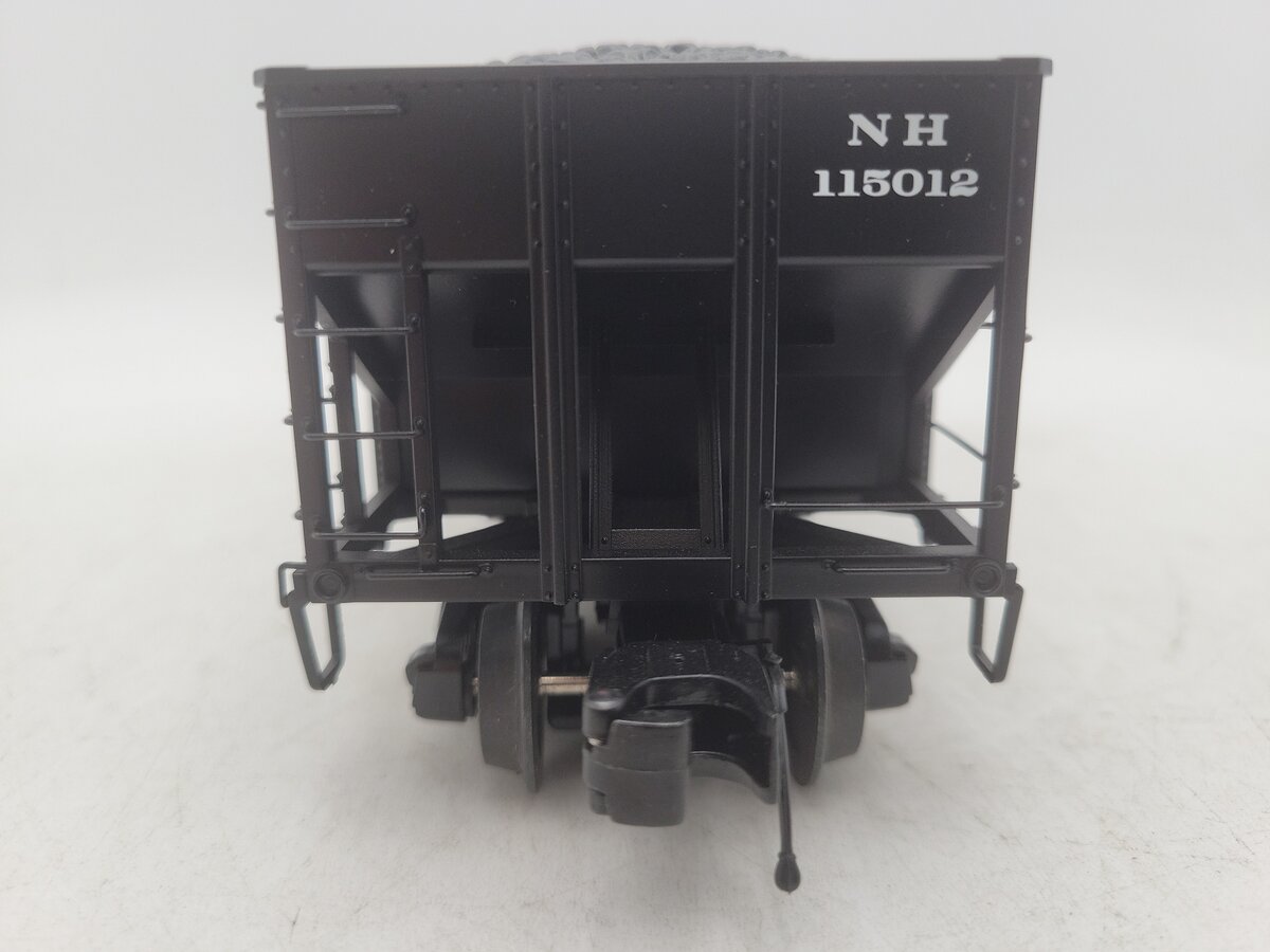 MTH 20-97246 O Gauge New Haven 2-Bay Fish Belly Hopper Car w/ Coal Load #115012 EX/Box
