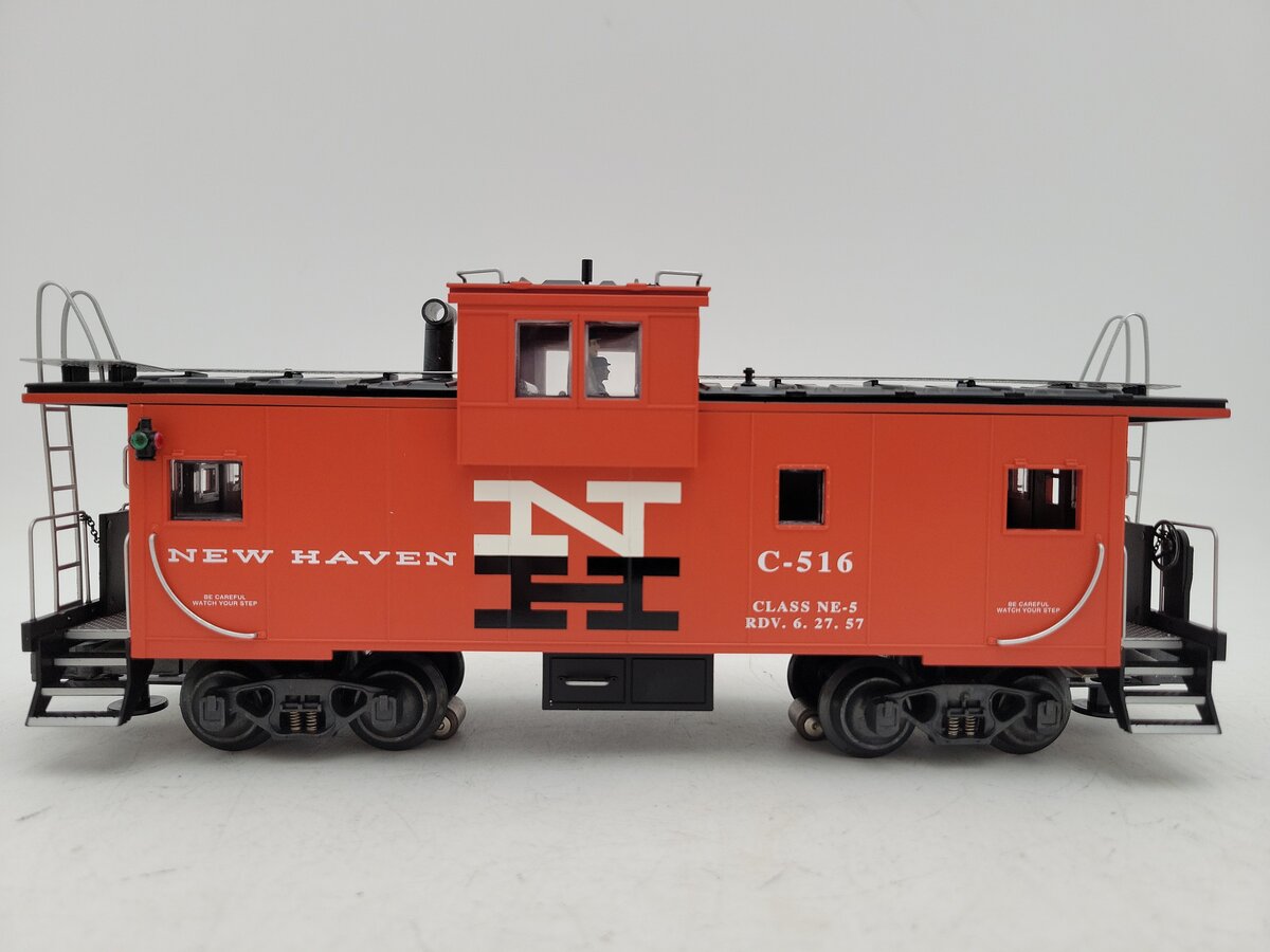 K-Line K613-1791 O Gauge New Haven Extended Vision Smoking Caboose #C-516 EX/Box