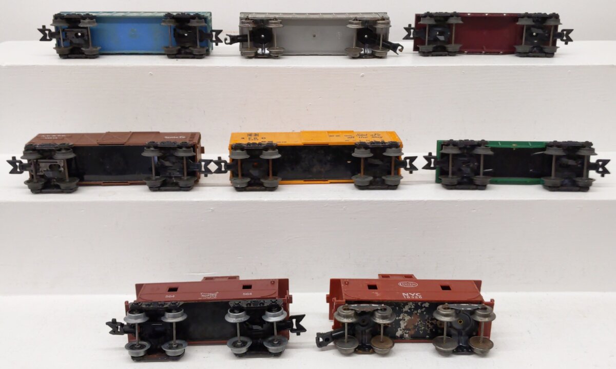 Marx Vintage O Freight Cars 347100, 18326, 13975, 2532, 5532, 564, 3280 [8] VG