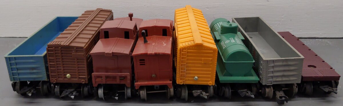 Marx Vintage O Freight Cars 347100, 18326, 13975, 2532, 5532, 564, 3280 [8] VG