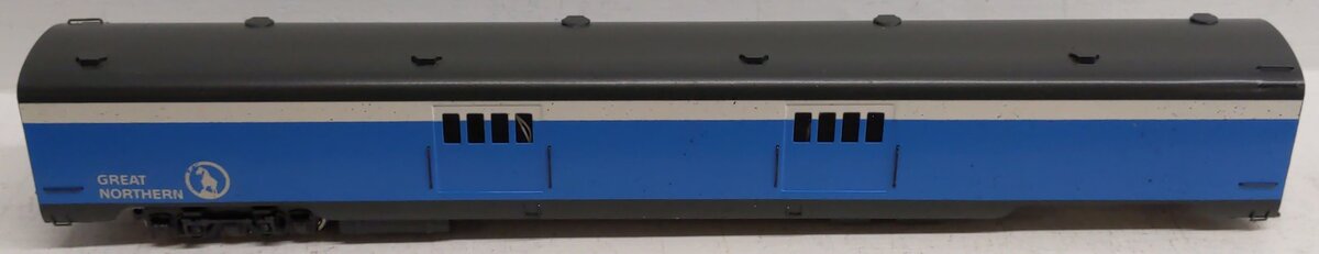 Balboa 586 HO Scale BRASS Great Northern Big Sky Blue Baggage Car VG/Box