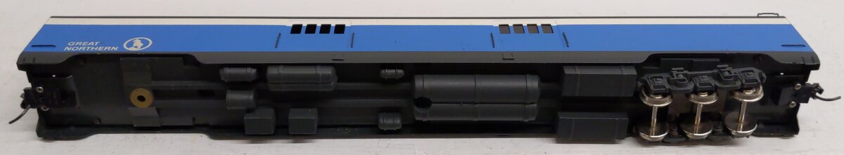 Balboa 586 HO Scale BRASS Great Northern Big Sky Blue Baggage Car VG/Box