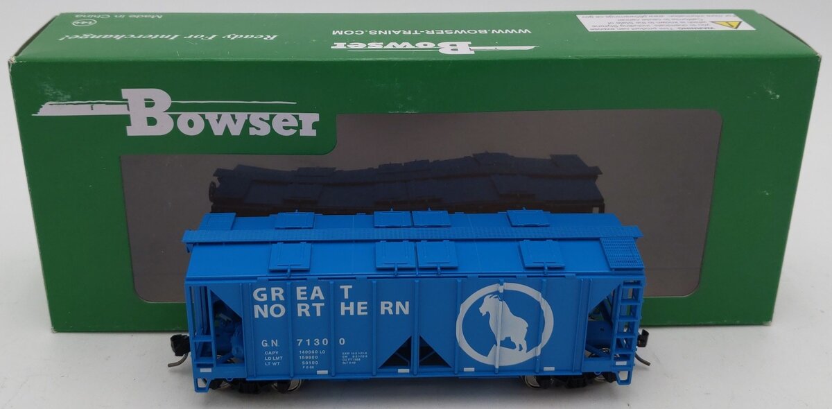 Bowser 43265 HO Great Northern ACF 70-Ton 2-Bay Hopper #71300 LN/Box