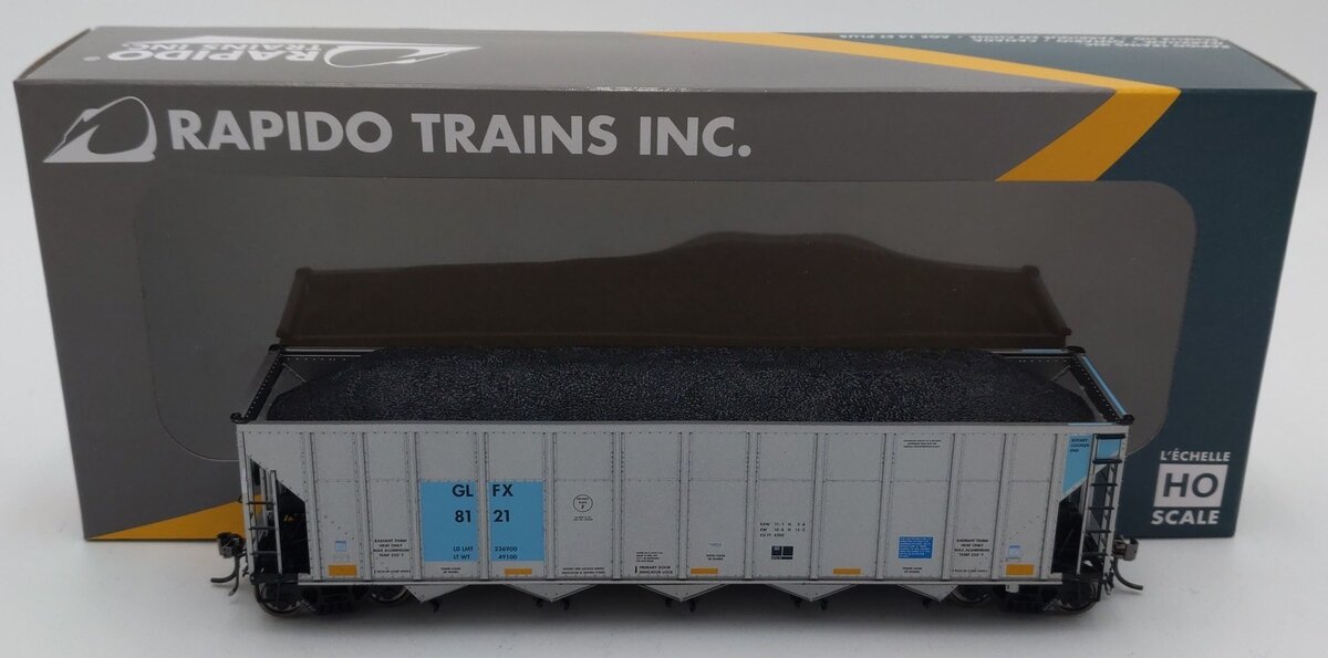 Rapido Trains 169011A HO GLFX Autoflood III Rapid Discharge Hopper #8121 LN/Box