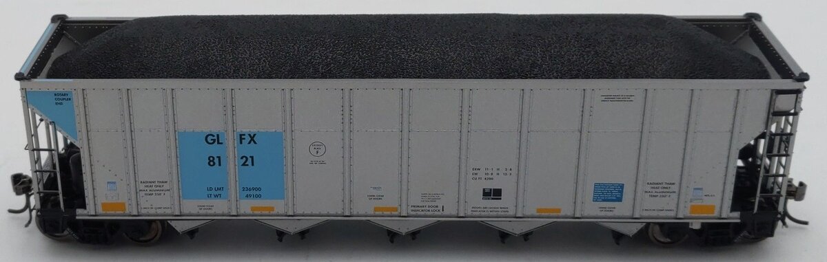 Rapido Trains 169011A HO GLFX Autoflood III Rapid Discharge Hopper #8121 LN/Box