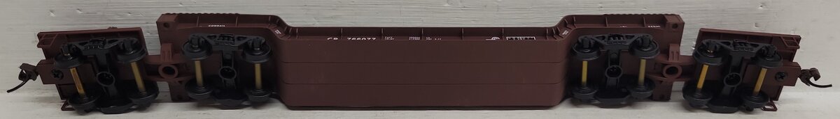 Walthers 932-5628 HO Conrail 81' 4-Truck Depressed Central Flat Car EX/Box
