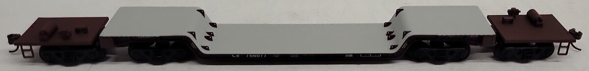 Walthers 932-5628 HO Conrail 81' 4-Truck Depressed Central Flat Car EX/Box