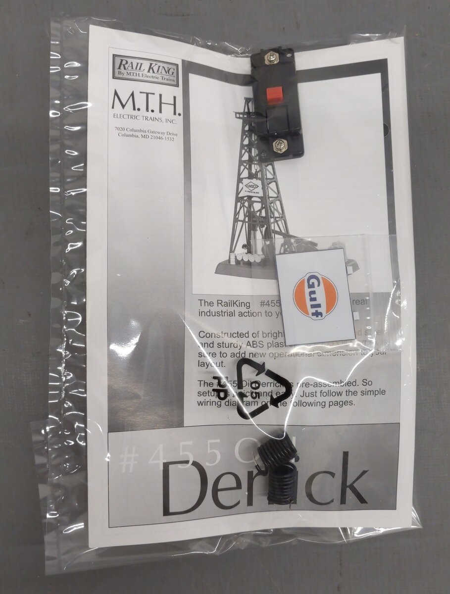 MTH 30-90316 00Gulf #455 Oil Derrick