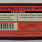 MTH 40-1068 O Gauge RealTrax O-72 Wye Remote Switch Turnout LN/Box
