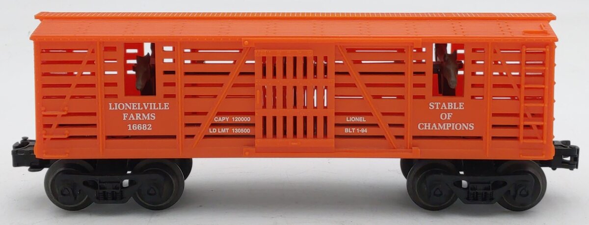 Lionel 6-16682 O Gauge Lionelville Farms Stock Car EX/Box