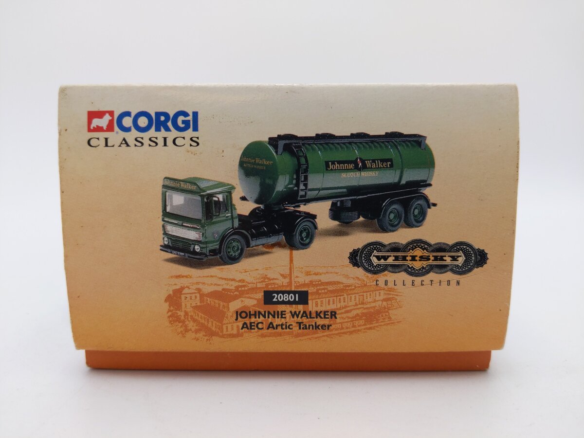 Corgi 20801 1:50 Johnnie Walker AEC Artic Tanker EX/Box