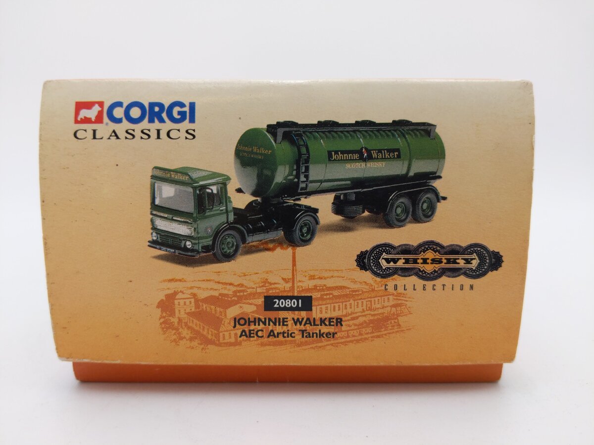Corgi 20801 1:50 Johnnie Walker AEC Artic Tanker EX/Box