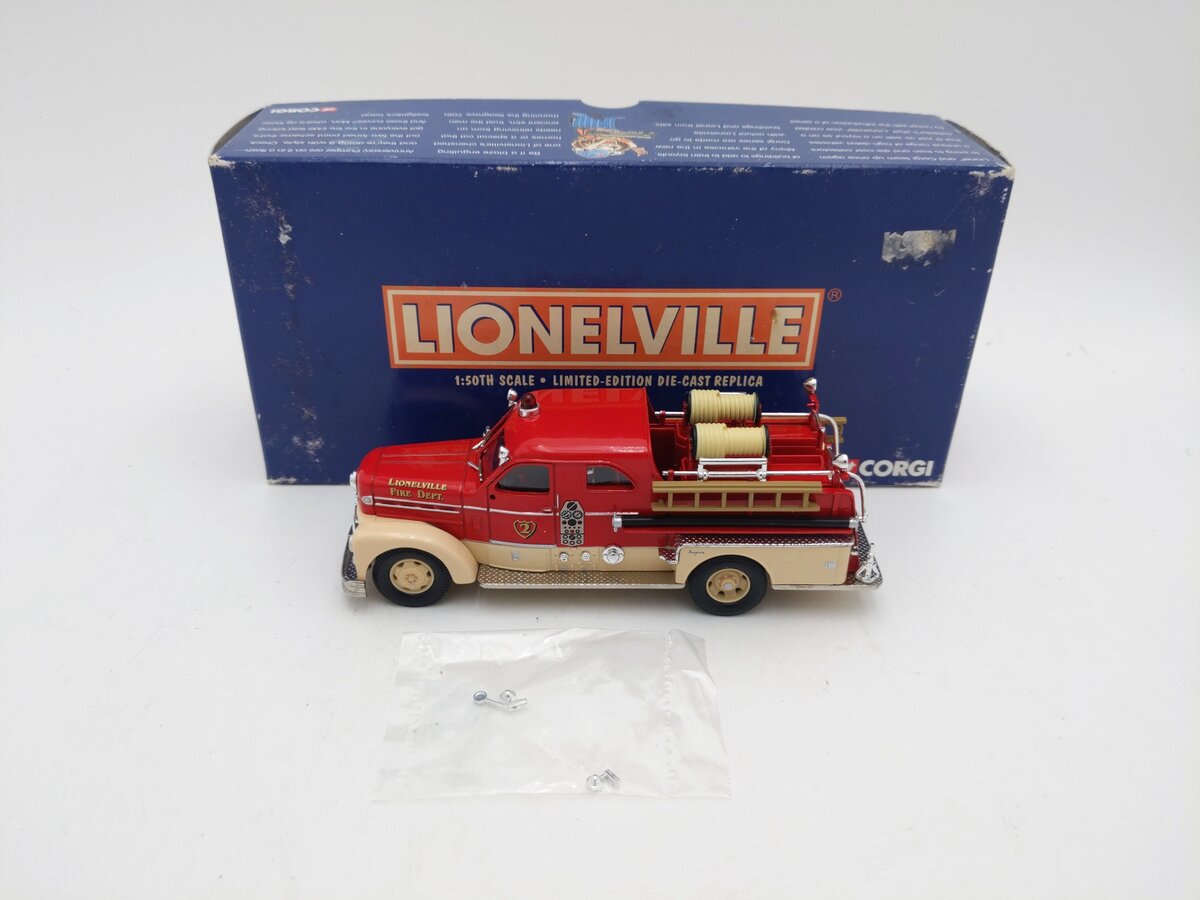 Corgi US50505 1:50 Scale Lionelville Seagrave 70th Anniversary Fire Engine EX/Box