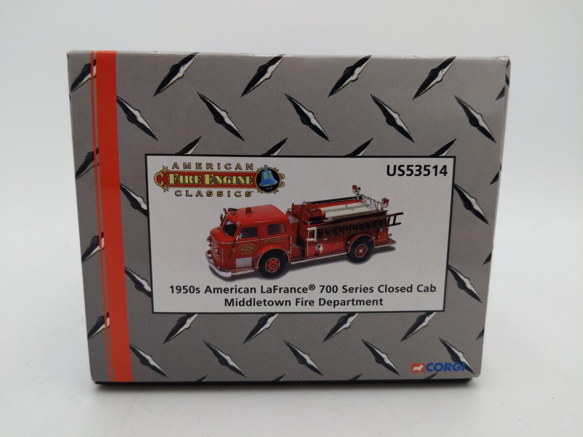 Corgi US53514 1:50 1950s American LaFrance 700 Series Closed Cab Middletown FD EX/Box