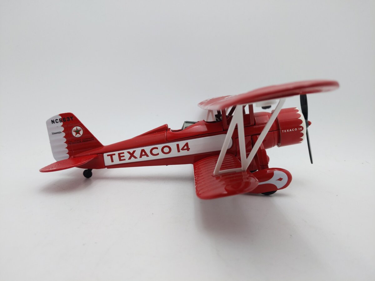 Ertl 1285 1:43 Wings of Texaco 3rd in Series 1931 Stearman Biplane Coin Bank LN/Box