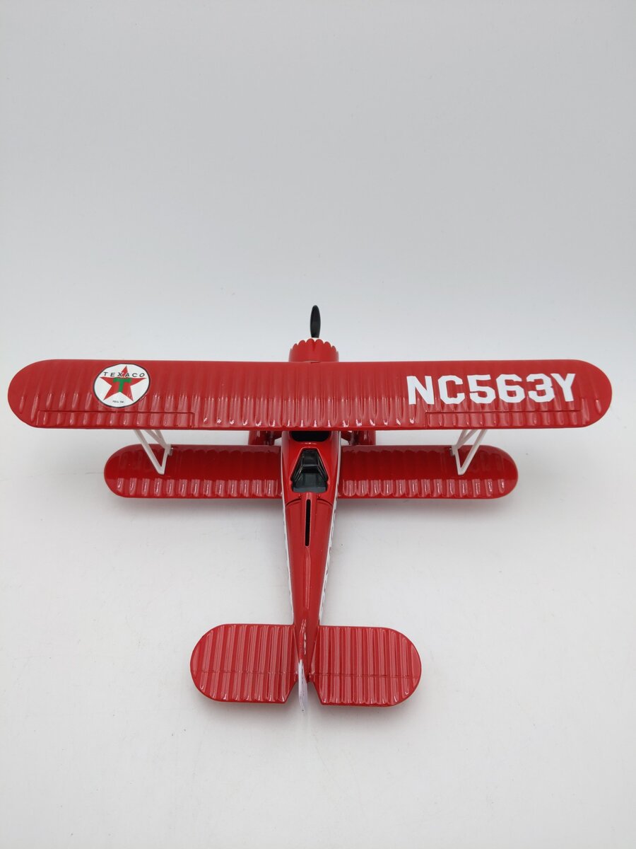 Ertl 1285 1:43 Wings of Texaco 3rd in Series 1931 Stearman Biplane Coin Bank LN/Box