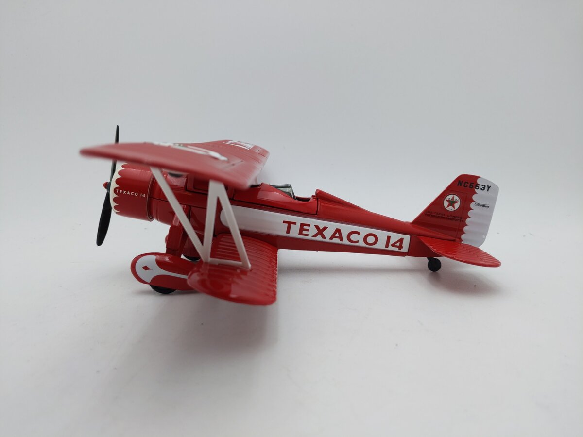 Ertl 1285 1:43 Wings of Texaco 3rd in Series 1931 Stearman Biplane Coin Bank LN/Box