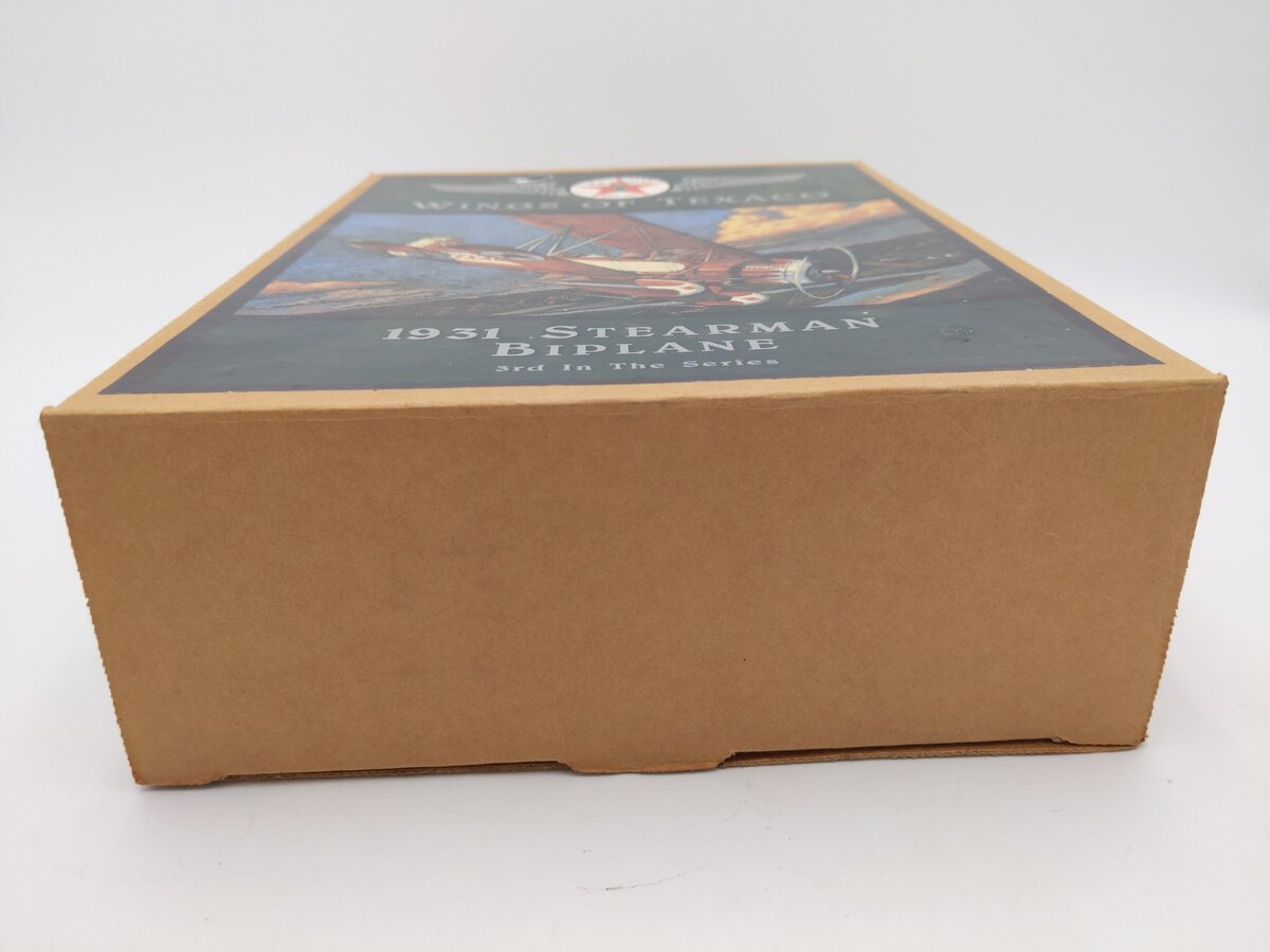 Ertl 1285 1:43 Wings of Texaco 3rd in Series 1931 Stearman Biplane Coin Bank LN/Box